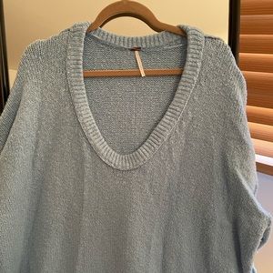Free People Brookside Sweater, color Starlight Blue